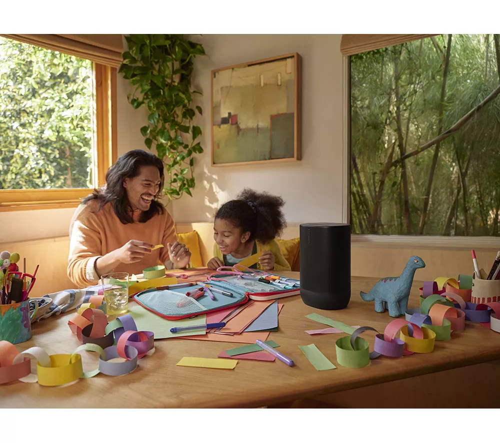 SONOS Move 2 Portable Wireless Multi-room Speaker with Amazon Alexa - Black