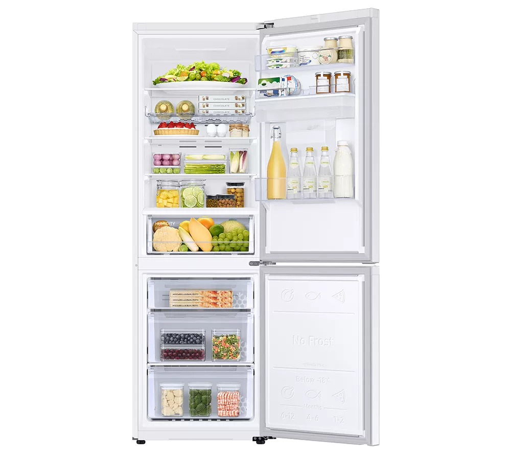 SAMSUNG Series 6 SpaceMax RB34C632EWW EU Smart 65 35 Fridge Freezer - White