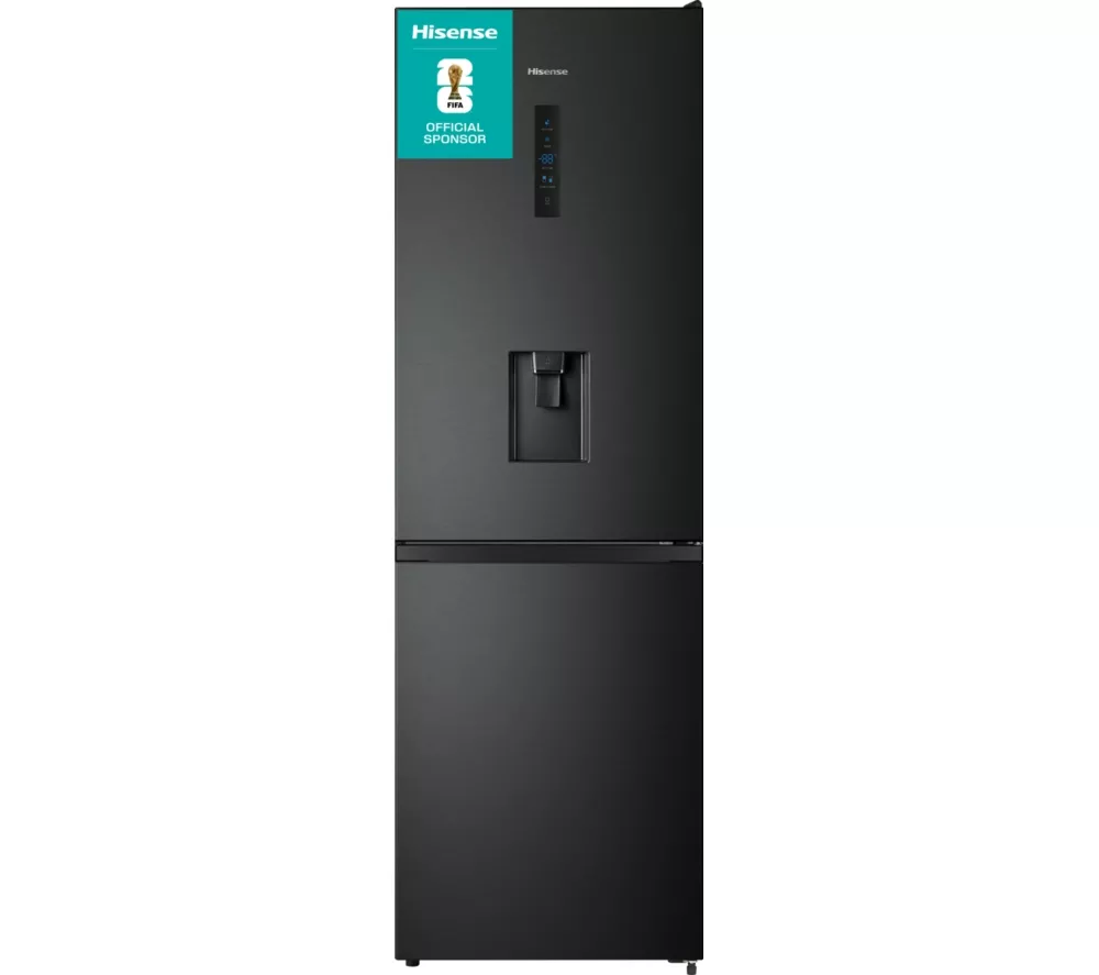 HISENSE RB395N4WFE 60 40 Fridge Freezer - Black