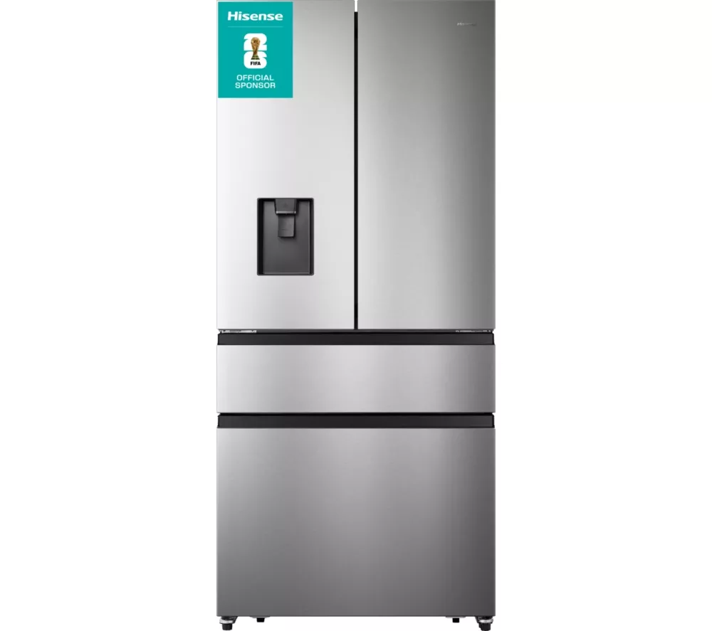 HISENSE PureFlat RF540N4WIE Fridge Freezer - Stainless Steel