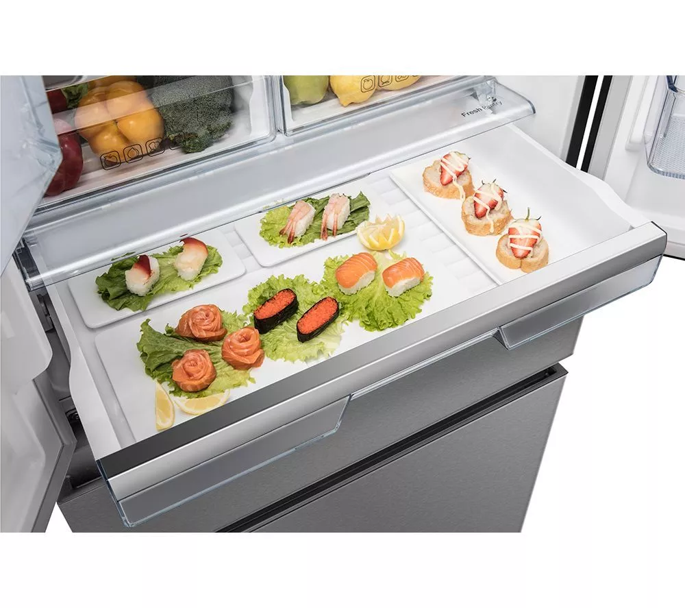 HISENSE PureFlat RF540N4WIE Fridge Freezer - Stainless Steel