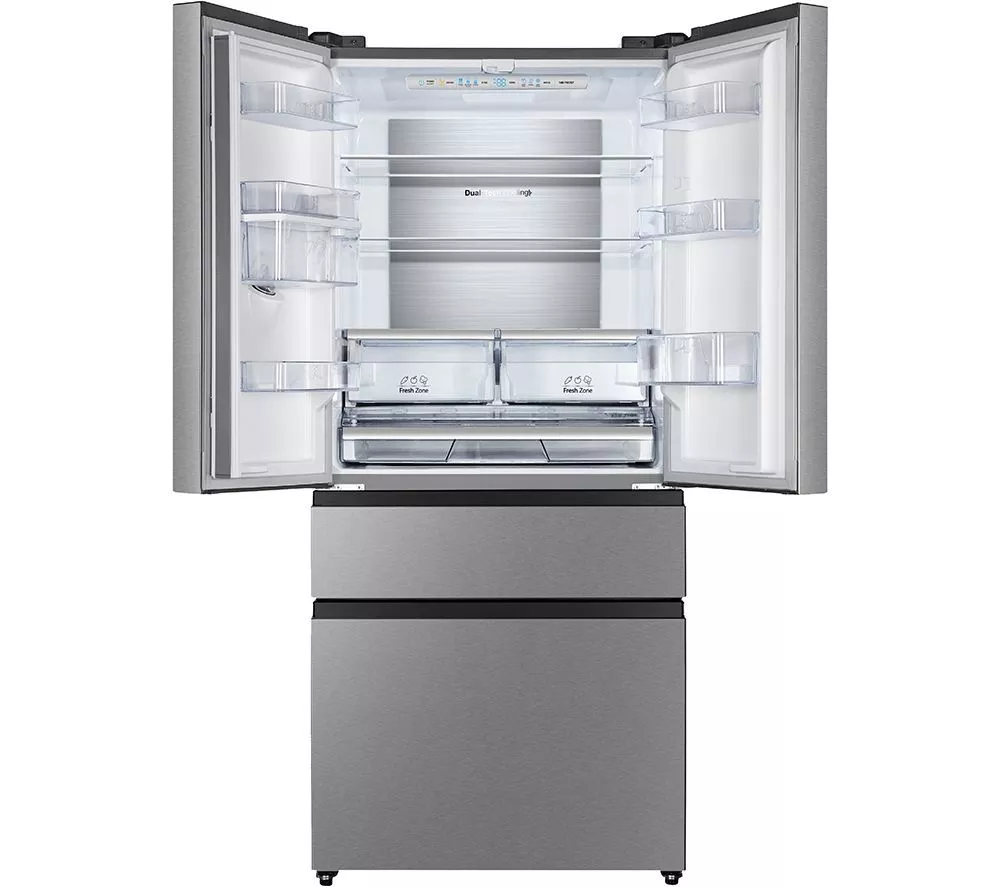 HISENSE PureFlat RF540N4WIE Fridge Freezer - Stainless Steel