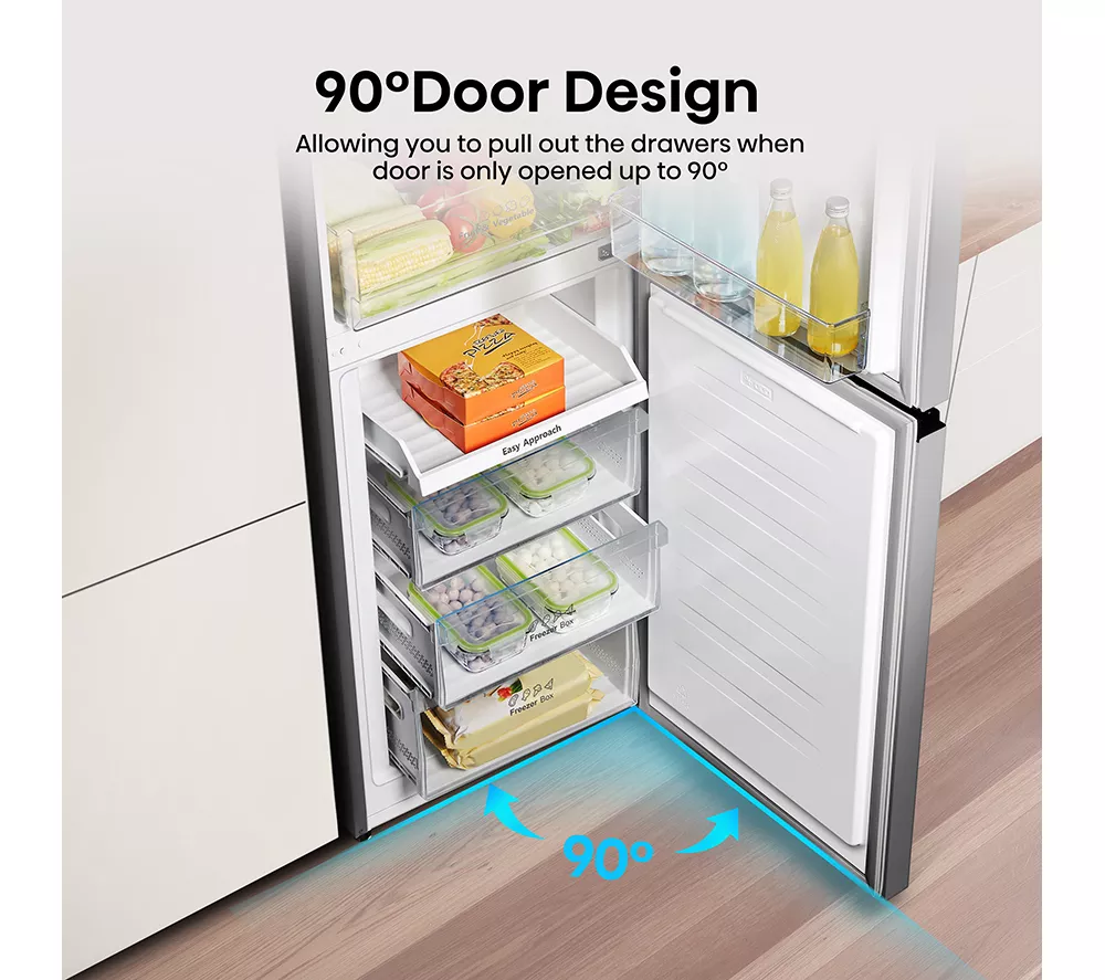 HISENSE RB327N4AWD 50 50 Fridge Freezer - White
