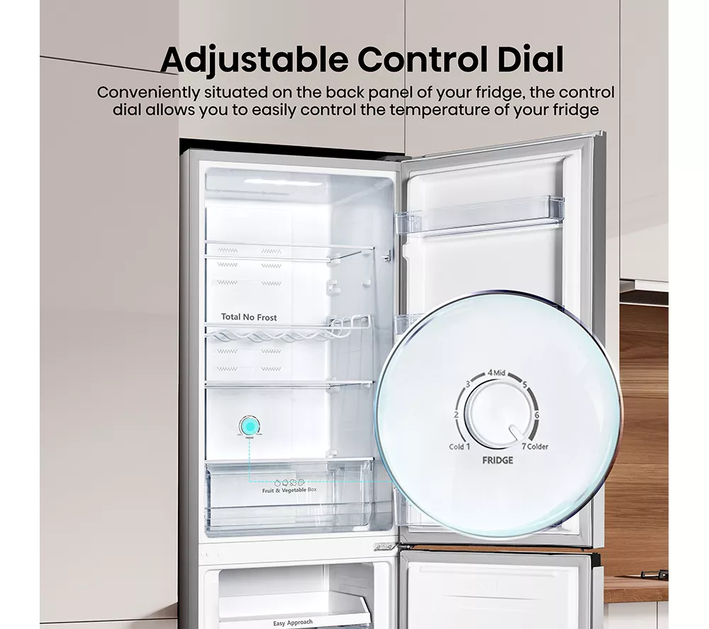 HISENSE RB327N4AWD 50 50 Fridge Freezer - White