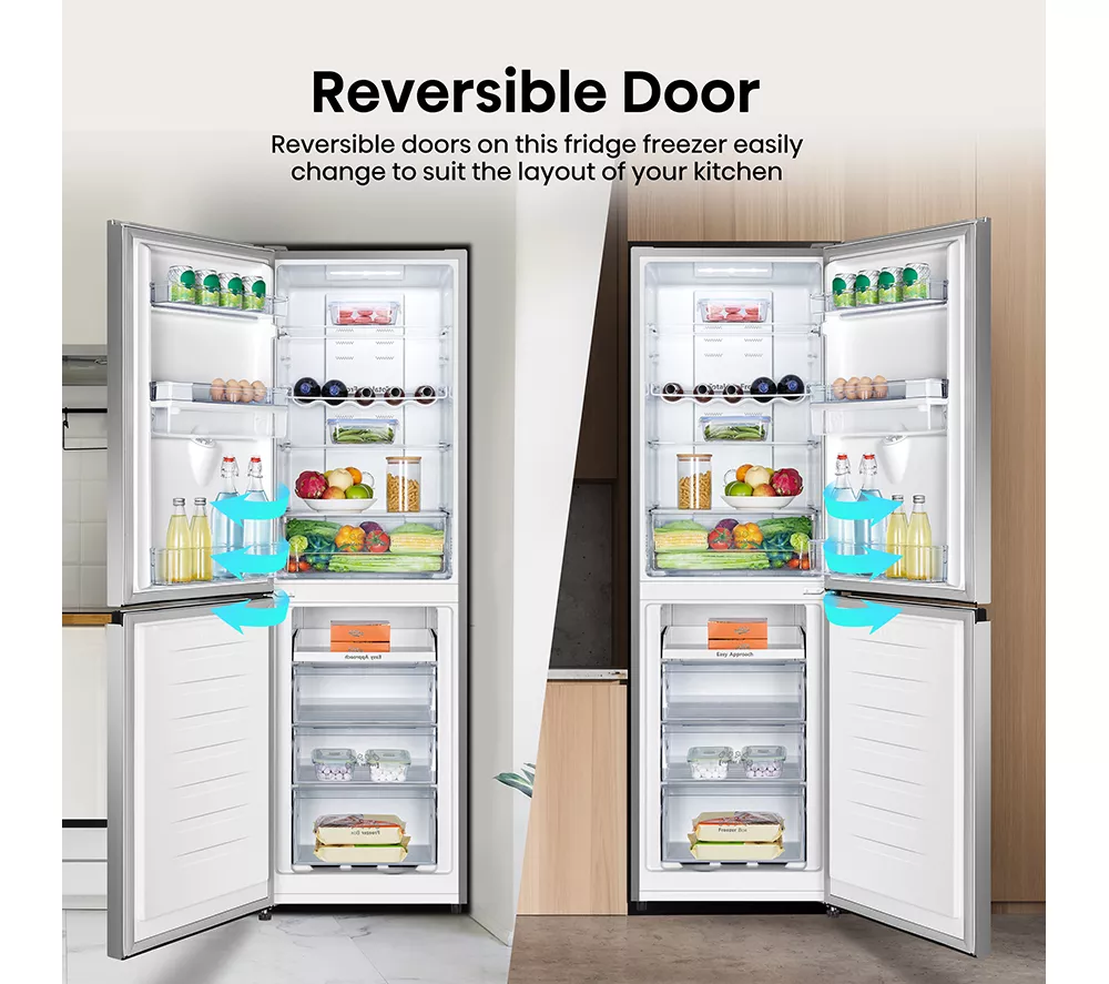 HISENSE RB327N4AWD 50 50 Fridge Freezer - White