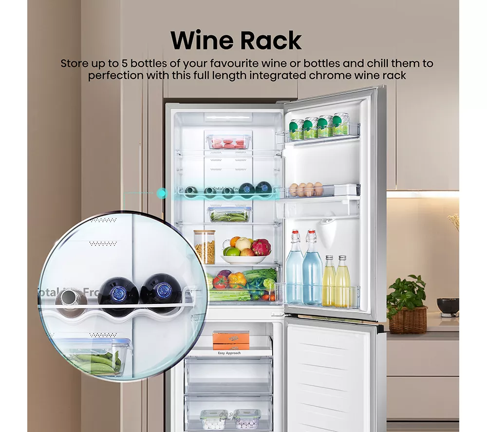 HISENSE RB327N4AWD 50 50 Fridge Freezer - White