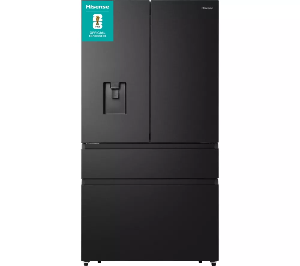HISENSE PureFlat RF749N4SWFE Fridge Freezer - Black Stainless Steel