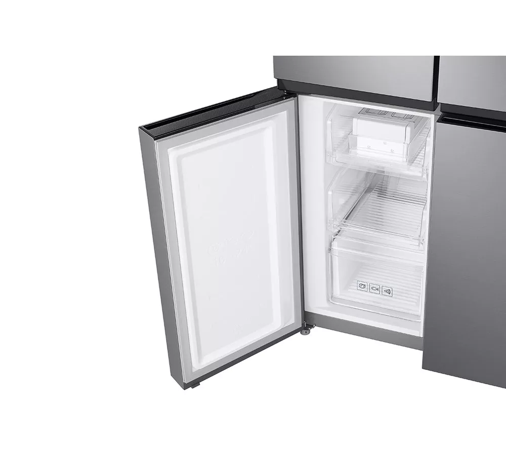 SAMSUNG Twin Cooling Plus RF48A401EM9 EU Fridge Freezer - Gentle Silver Matt