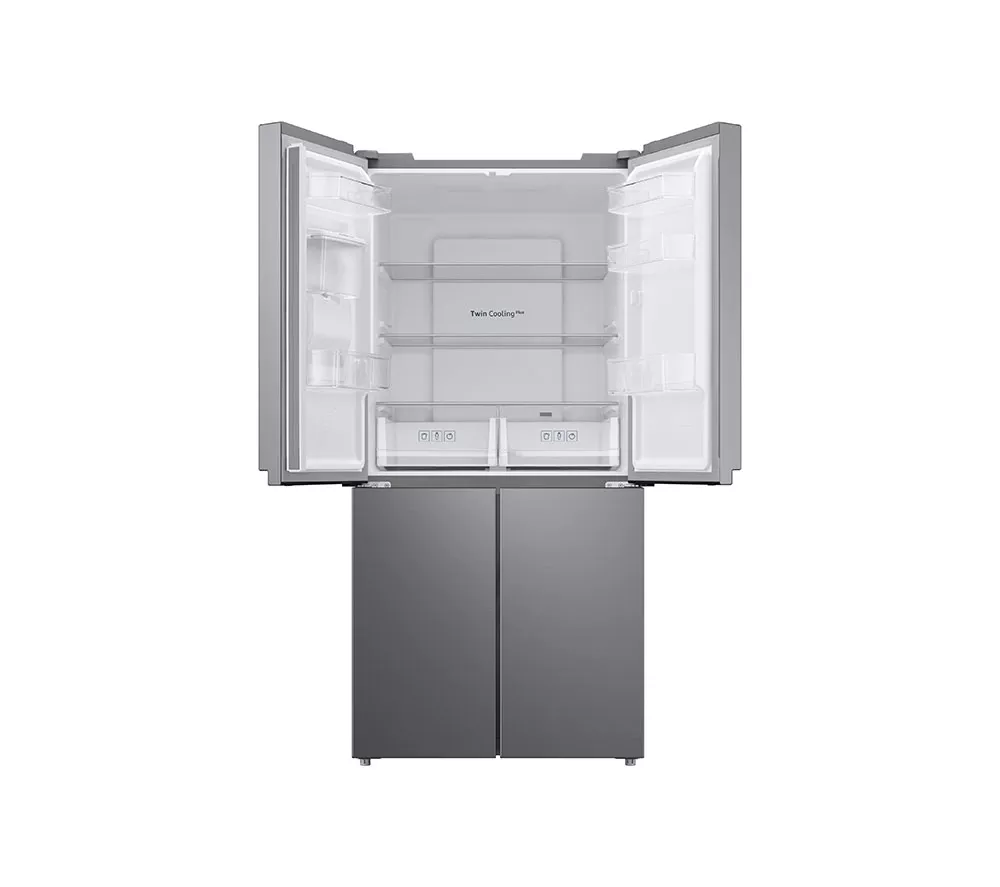 SAMSUNG Twin Cooling Plus RF48A401EM9 EU Fridge Freezer - Gentle Silver Matt