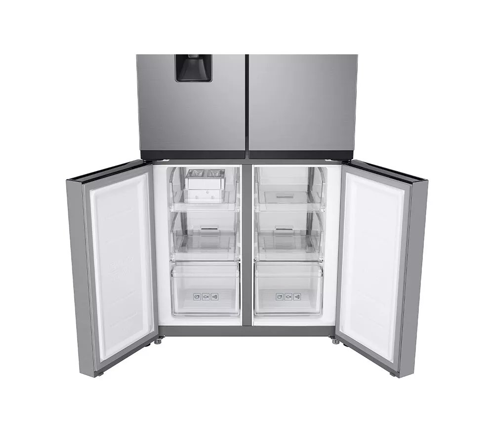 SAMSUNG Twin Cooling Plus RF48A401EM9 EU Fridge Freezer - Gentle Silver Matt