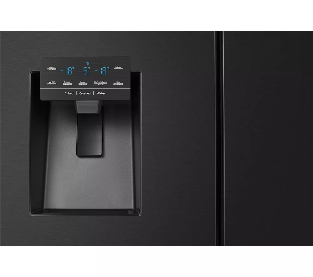 HISENSE PureFlat RF728N4SBFE Smart Fridge Freezer - Black Stainless Steel
