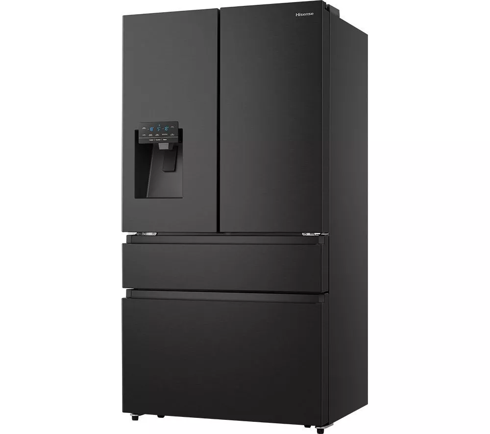 HISENSE PureFlat RF728N4SBFE Smart Fridge Freezer - Black Stainless Steel
