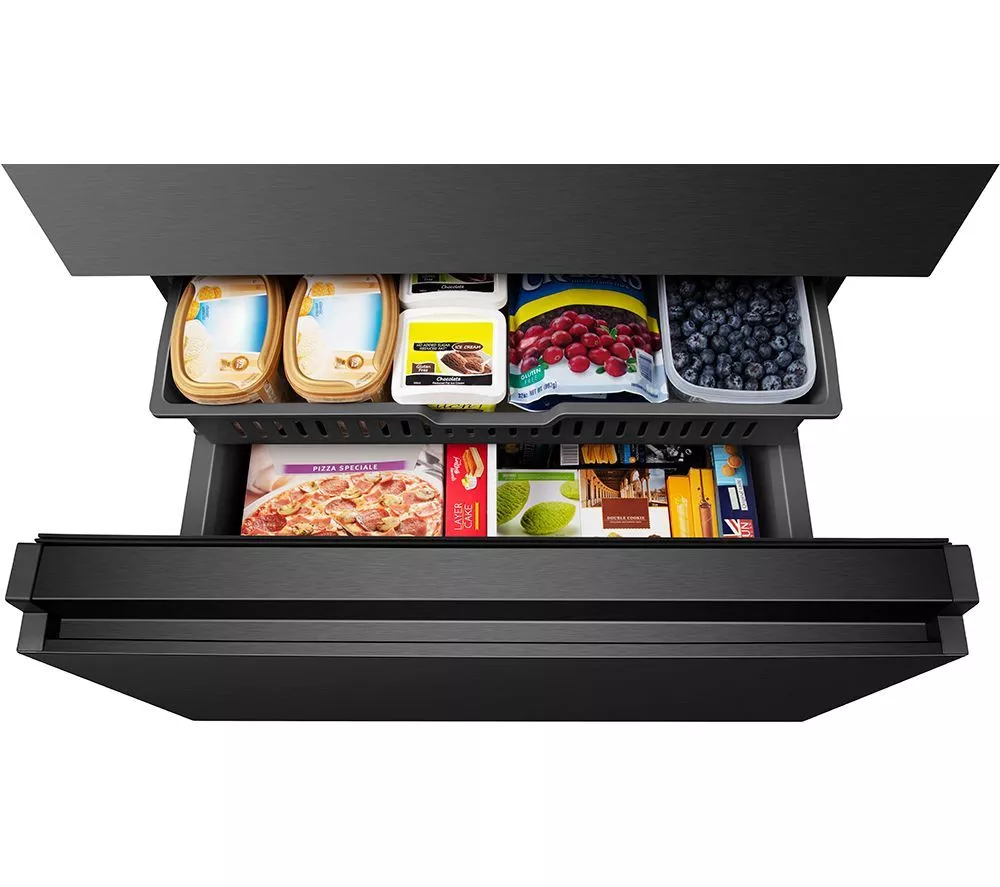 HISENSE PureFlat RF728N4SBFE Smart Fridge Freezer - Black Stainless Steel