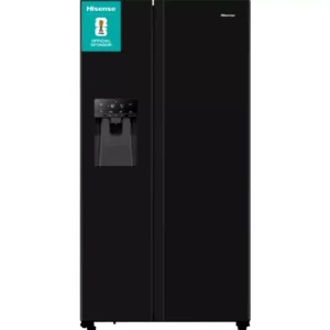 HISENSE PureFlat RS694N4TBE American-Style Fridge Freezer - Black