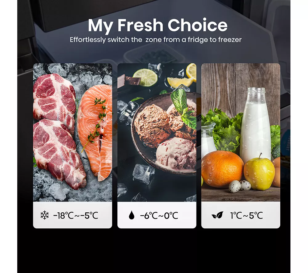 HISENSE PureFlat RQ758N4SWSE Smart Fridge Freezer - Stainless Steel