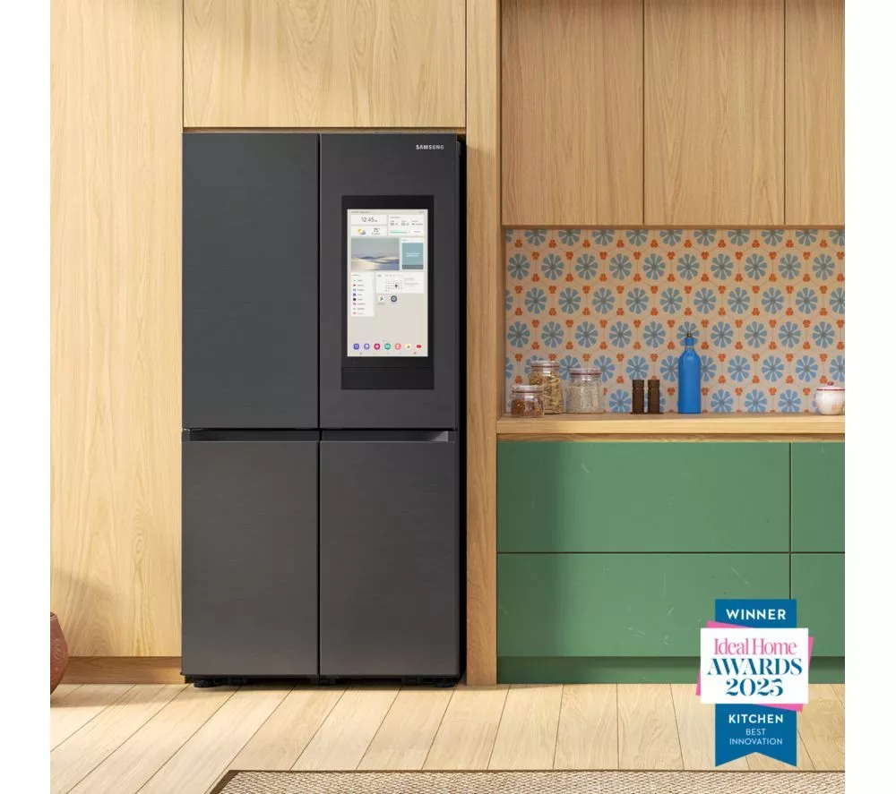 SAMSUNG Family Hub with AI Vision RF65DG9H0EB1EU Smart Fridge Freezer - Black
