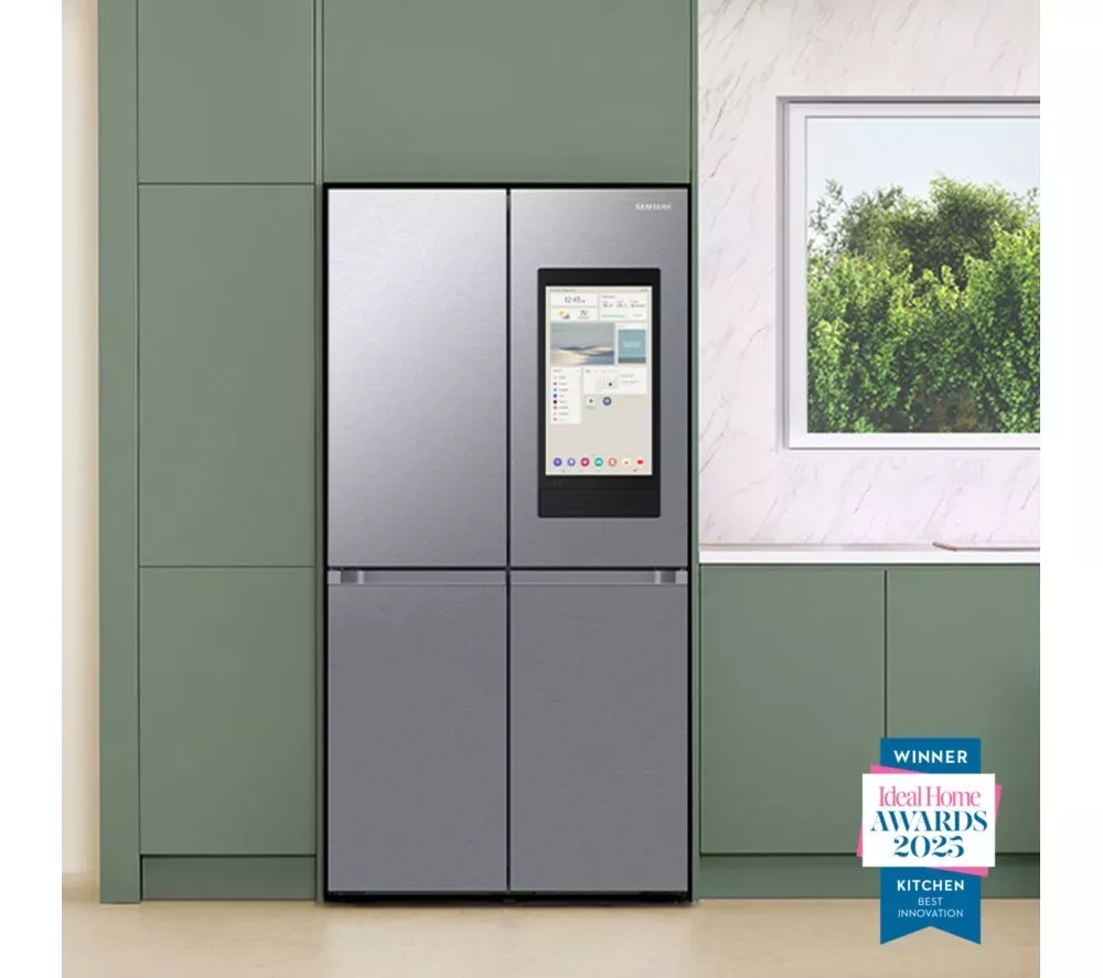 SAMSUNG Family Hub with AI Vision RF65DG9H0ESREU Smart Fridge Freezer - Silver