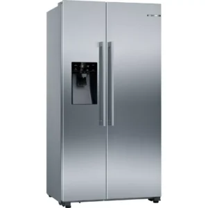 BOSCH Series 6 KAD93AIERG American-Style Fridge Freezer - Brushed Steel