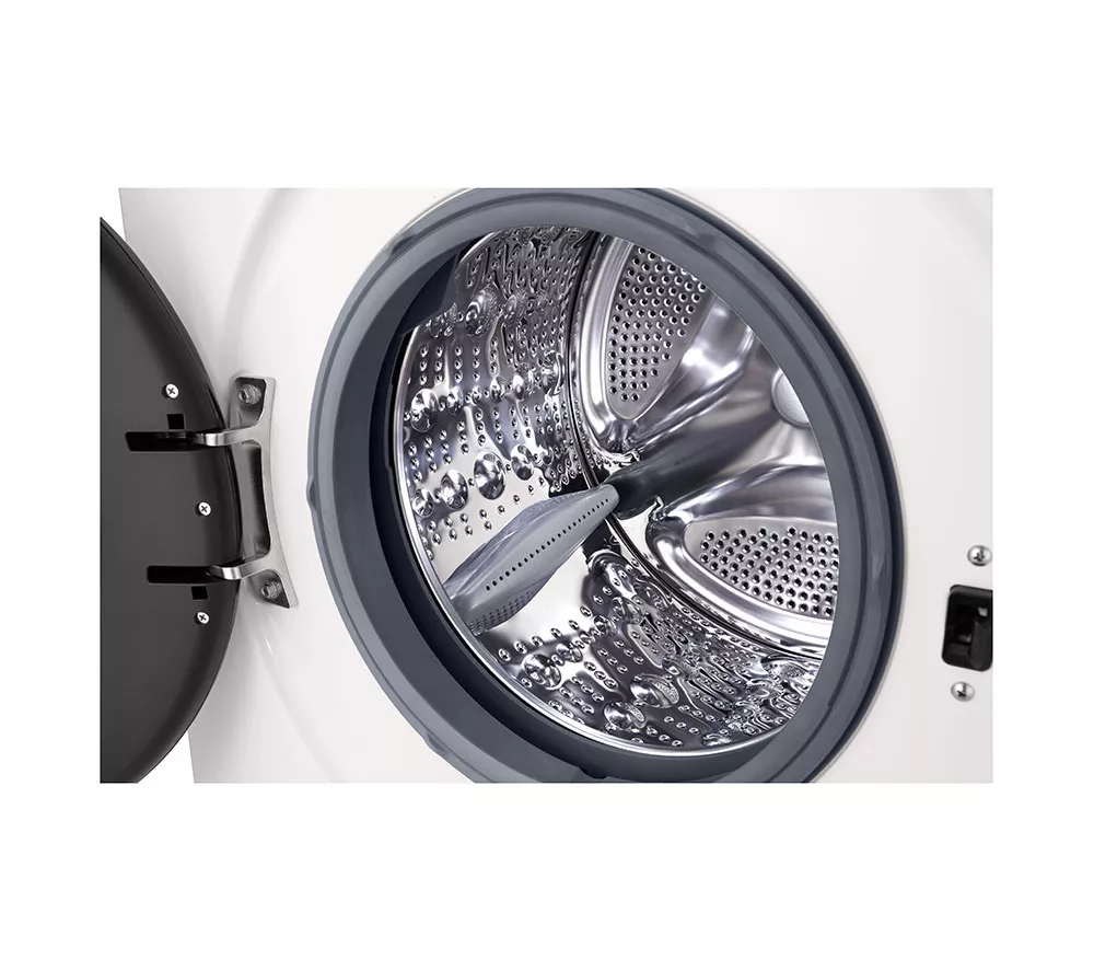 LG X10 Series Direct Drive F4X1009NWK WiFi-enabled 9 kg 1400 Spin Washing Machine - White