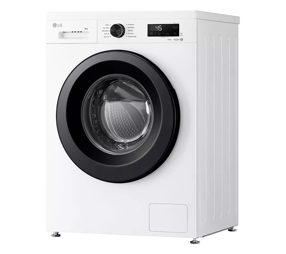 LG X10 Series Direct Drive F4X1009NWK WiFi-enabled 9 kg 1400 Spin Washing Machine - White