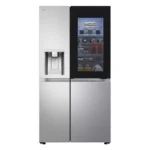 LG InstaView GSXE91BSAD American-Style Smart Fridge Freezer - Brushed Steel