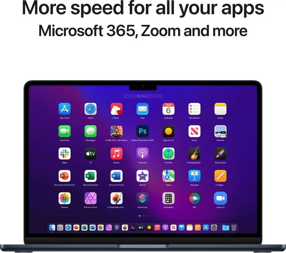 APPLE MacBook Air 13.6" (2022) - M2 256 GB SSD Midnight