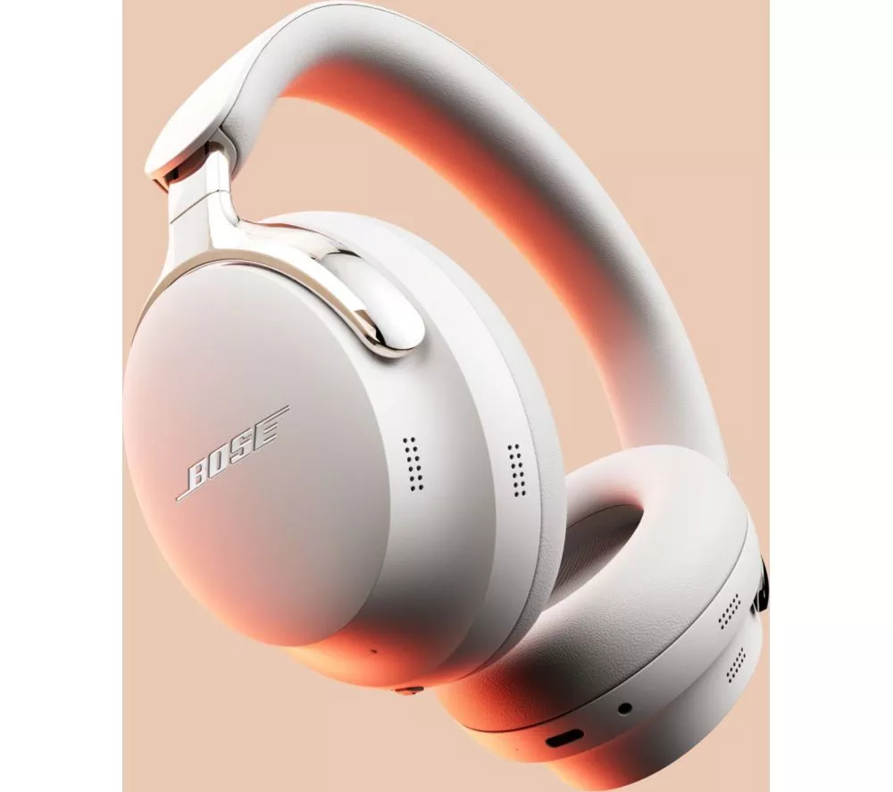BOSE QuietComfort Ultra Wireless Bluetooth Noise-Cancelling Headphones - White