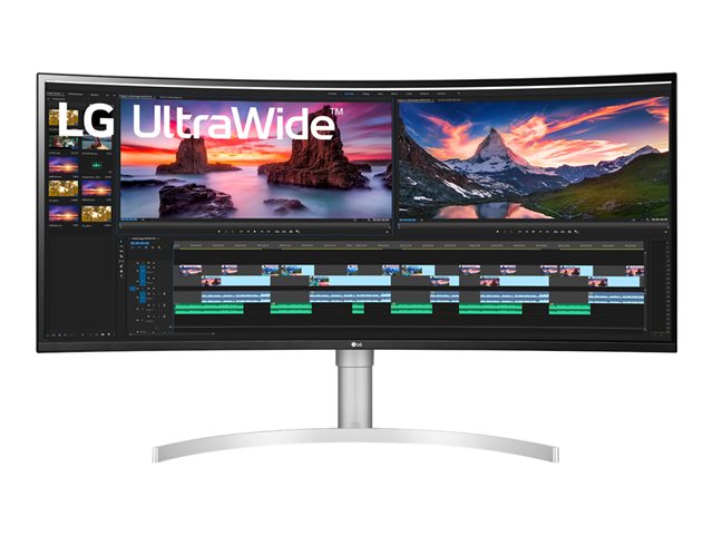 LG 38WN95C-W Quad HD 38" Curved IPS Monitor - White