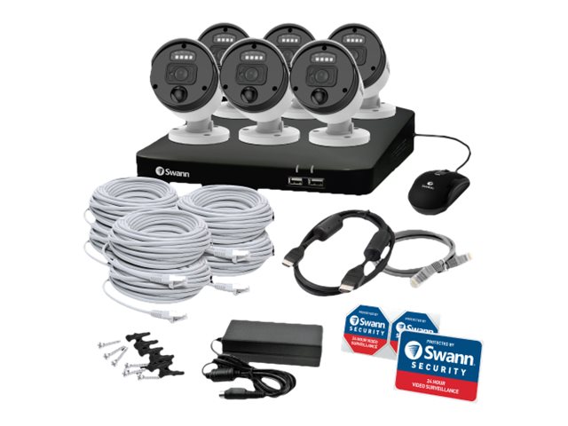 SWANN Master-Series SWNVK-879906 8-channel 4K Ultra HD NVR Security System - 2 TB 6 Cameras