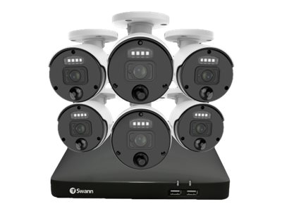 SWANN Master-Series SWNVK-879906 8-channel 4K Ultra HD NVR Security System - 2 TB 6 Cameras