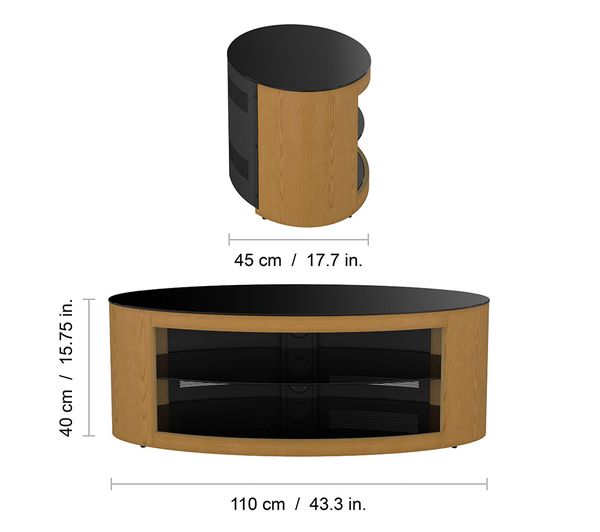 AVF Buckingham 1100 mm TV Stand - Oak