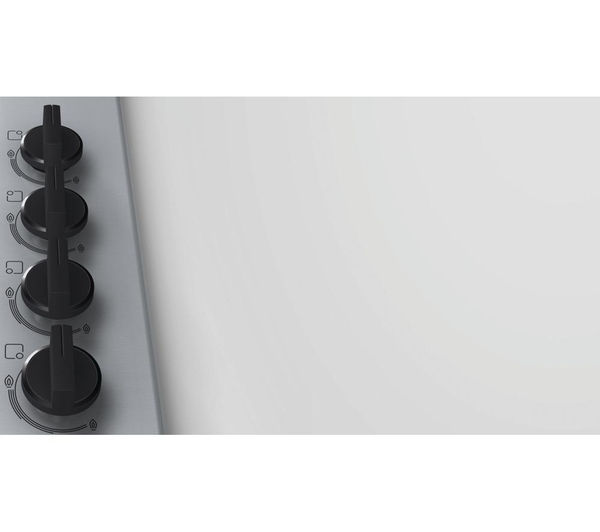BOSCH PBH6B5B60 58 cm Gas Hob - Stainless Steel