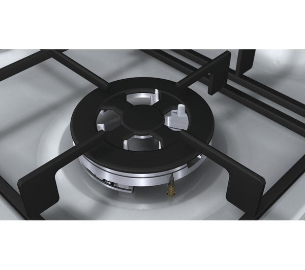BOSCH PBH6B5B60 58 cm Gas Hob - Stainless Steel