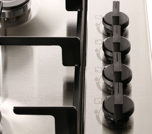 BOSCH PBH6B5B60 58 cm Gas Hob - Stainless Steel
