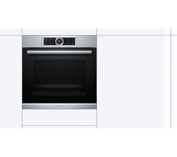 BOSCH Series 8 HBG674BS1B Electric Pyrolytic Oven - Stainless Steel