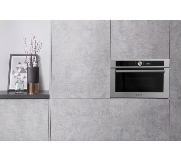 HOTPOINT Dynamic Crisp Class 4 MD 454 IX H Built-In Microwave with Grill - Stainless Steel