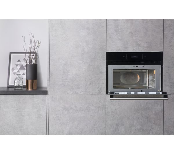 HOTPOINT Dynamic Crisp MP 676 IX H Built-in Combination Microwave - Stainless Steel