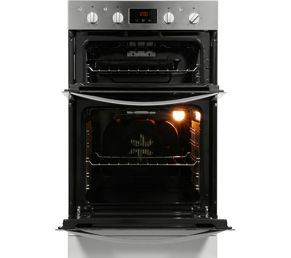INDESIT Aria DDD5340CIX Electric Double Oven - Stainless Steel