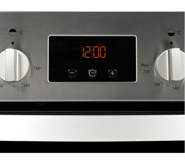 INDESIT Aria DDD5340CIX Electric Double Oven - Stainless Steel