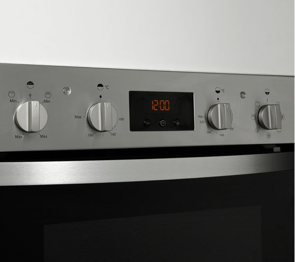 INDESIT Aria DDD5340CIX Electric Double Oven - Stainless Steel