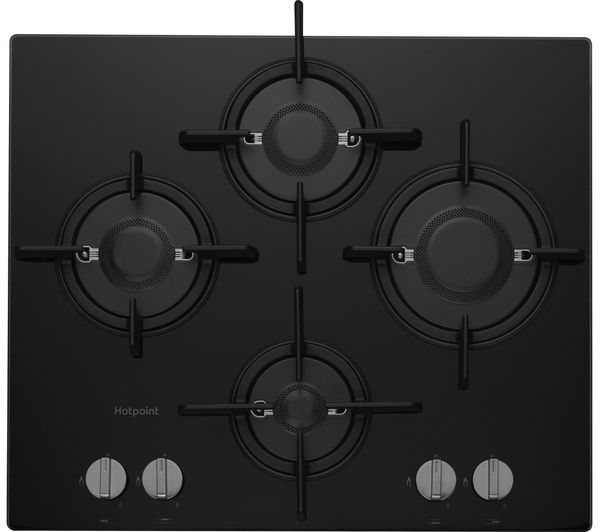 HOTPOINT Direct Flame FTGHG 641 D H 60 cm Gas Hob - Black