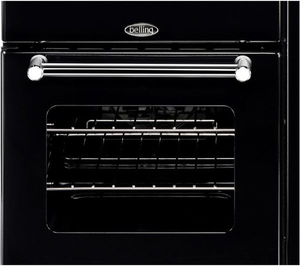 BELLING Kensington 90E Electric Ceramic Range Cooker - Black & Chrome