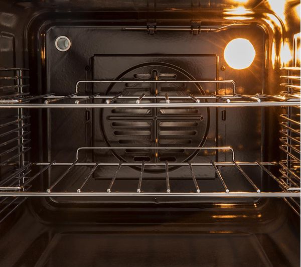 BELLING Kensington 90E Electric Ceramic Range Cooker - Black & Chrome