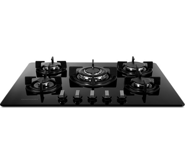 RANGEMASTER RMB70HPNGFGL 72 cm Gas Hob - Black
