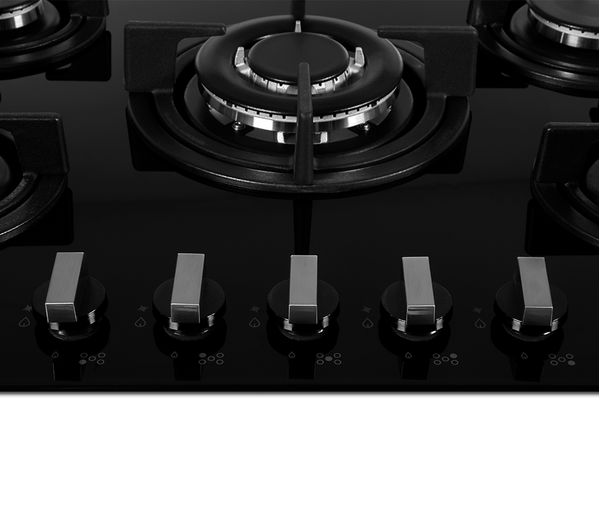 RANGEMASTER RMB70HPNGFGL 72 cm Gas Hob - Black