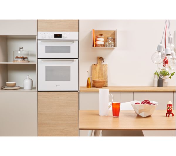 INDESIT Aria IDD 6340 WH Electric Double Oven - White