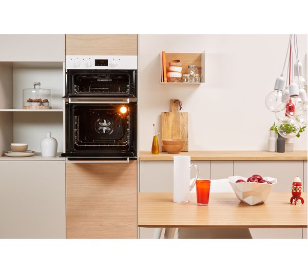 INDESIT Aria IDD 6340 WH Electric Double Oven - White