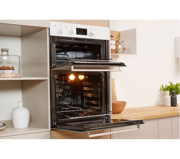 INDESIT Aria IDD 6340 WH Electric Double Oven - White