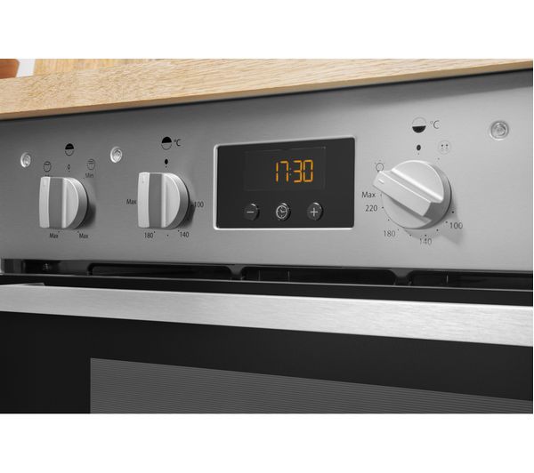INDESIT Aria IDU 6340 IX Electric Built-under Double Oven - Stainless Steel
