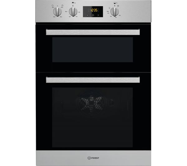 INDESIT Aria IDD 6340 IX Electric Double Oven - Stainless Steel